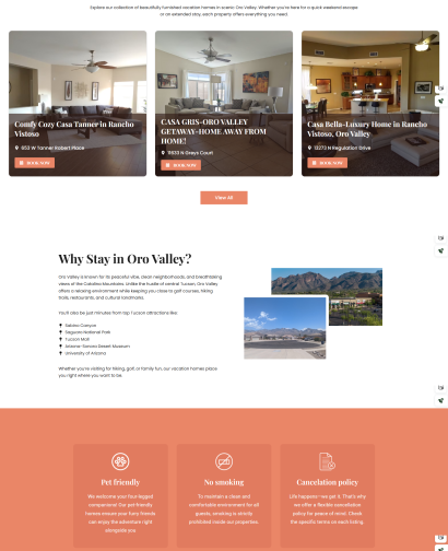 Oro Valley Vacation Homes